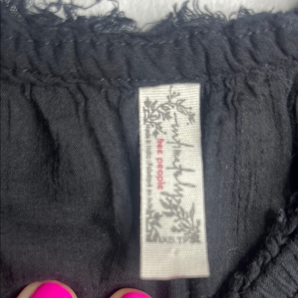 Black Womens Free People XS Bodysuit - Picture 2 of 5